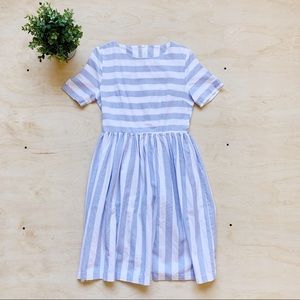 Striped High Waist Dress